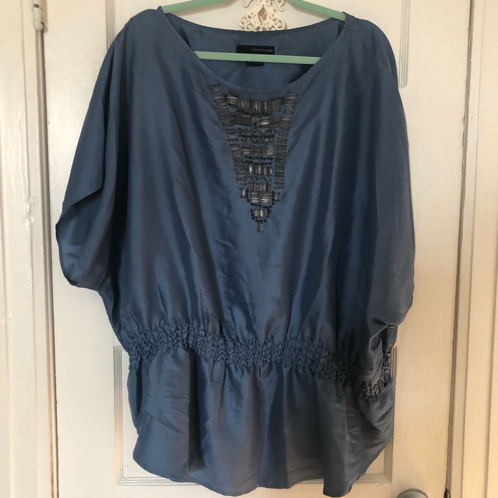 Calvin Klein Jeans Plus Size Peplum top